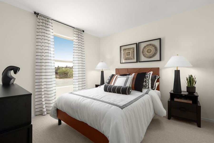 Representative furnished interior of a home built from the 1442 by KB Home in Enclaves at Tumamoc, Tucson (Image 13).
