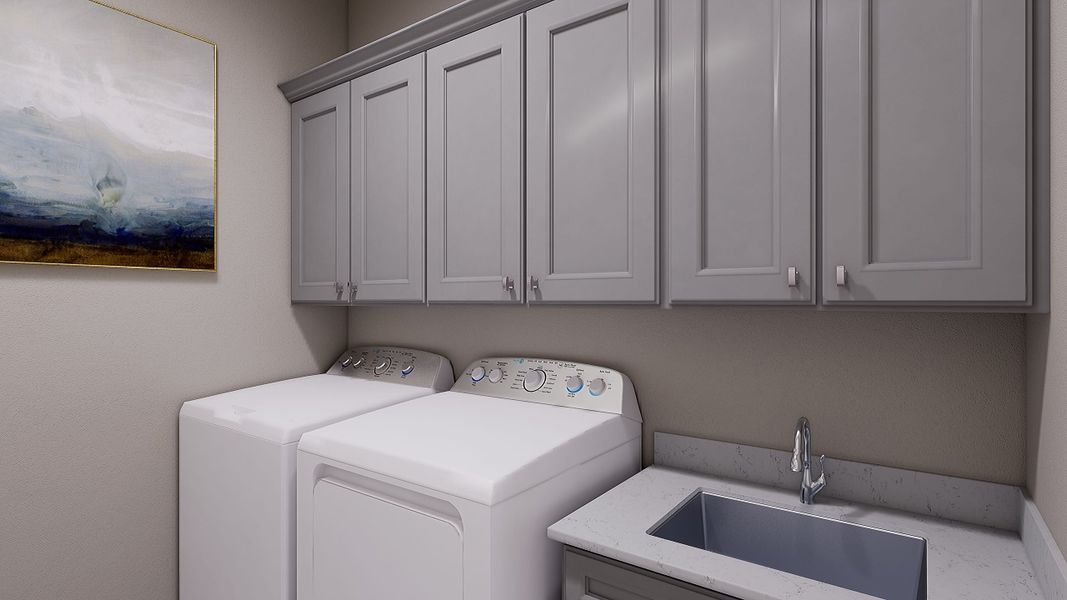 Representative furnished interior of a home built from the Echo Plan 4508 by Tri Pointe Homes in Soleo, San Tan Valley (Image 17).