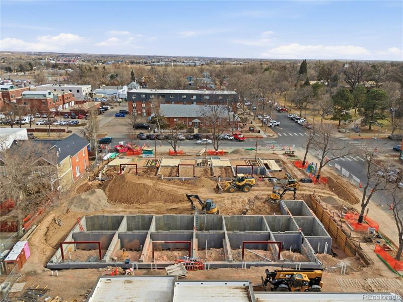 Within the Oak building - on the corner of the south side facing L'Avenir
