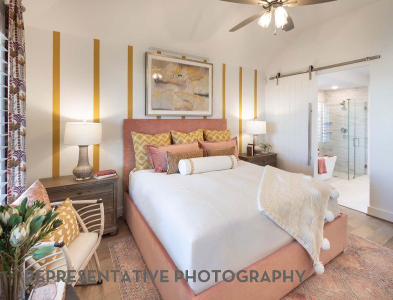 Furnished interior view inside a new home in Brookewater, Rosenberg (Image 14).