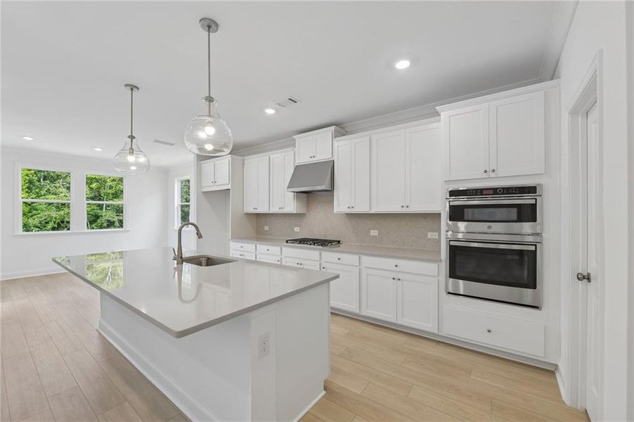 Furnished interior view inside a new home in Bailey Fence, Dacula (Image 22).