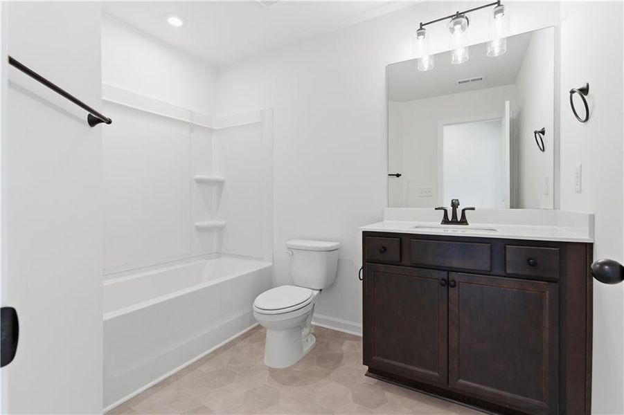 Furnished interior view inside a new home in The View at Groover’s Lake, Lithia Springs (Image 9).