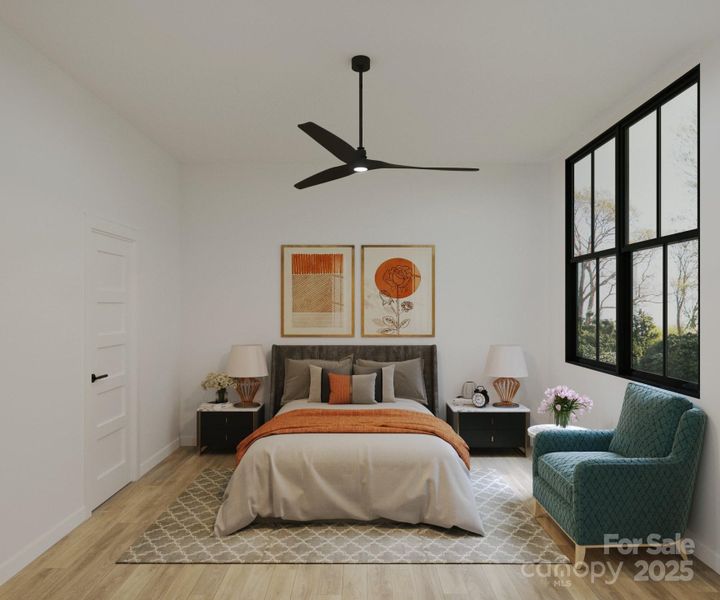 Furnished interior view inside a new home in , Charlotte (Image 2). Furnished interior view inside a new home in , Charlotte (Image 2).