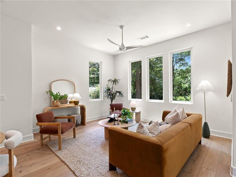 Furnished interior view inside a new home in , Decatur (Image 12).