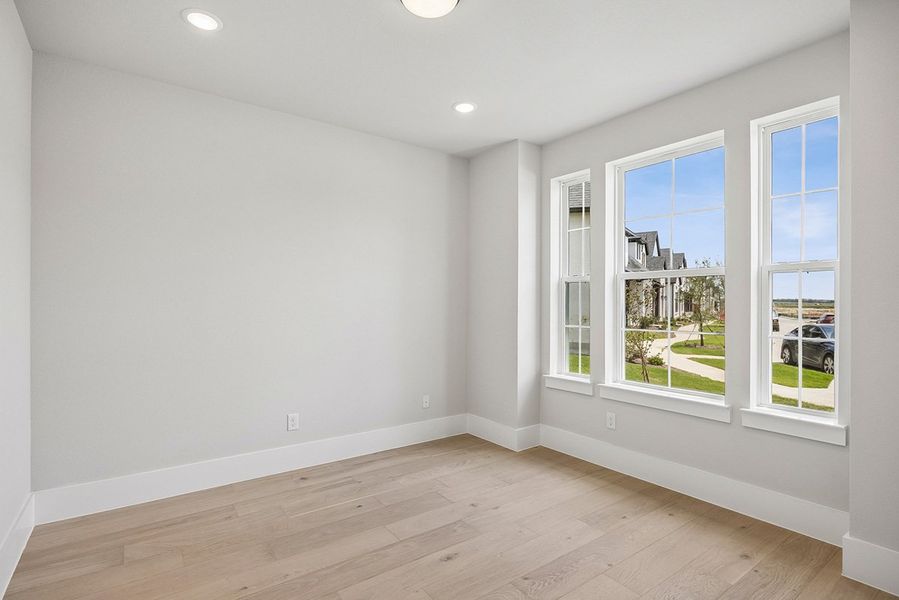 Representative unfurnished interior of a home built from the Sydney by Landon Homes in Fields - East Village, Frisco (Image 21). Representative unfurnished interior of a home built from the Sydney by Landon Homes in Fields - East Village, Frisco (Image 21).