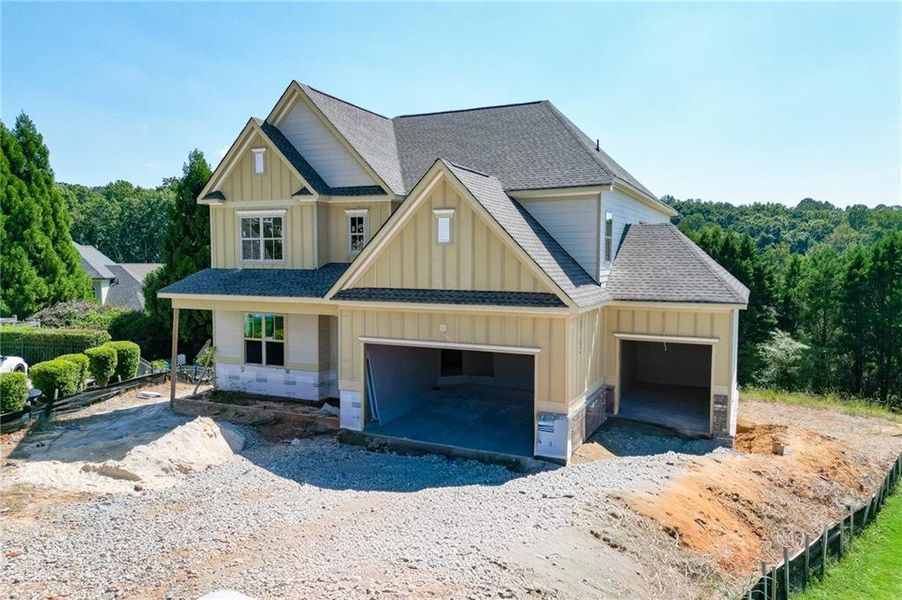 In-progress construction of a new home in , Jefferson, GA (Image 24).