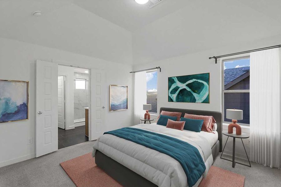 Representative Primary Bedroom - some options shown Representative Primary Bedroom - some options shown