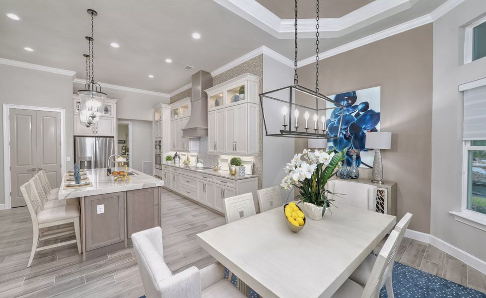 Furnished interior view inside a new home in The Reserve at Plantation Bay, Bunnell (Image 21).