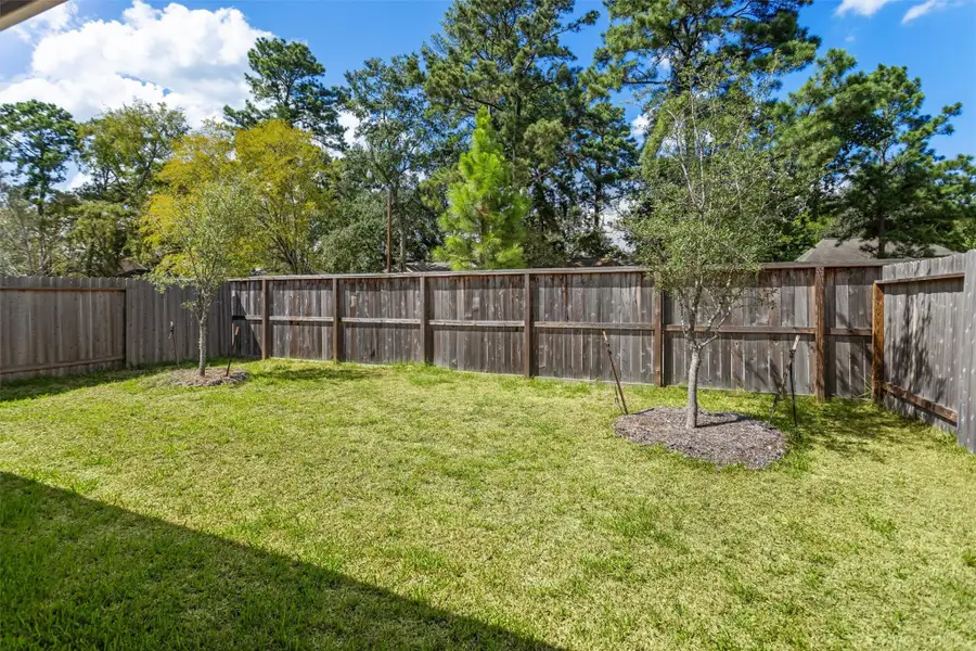 Immense backyard ready for your personal landscaping touches Immense backyard ready for your personal landscaping touches