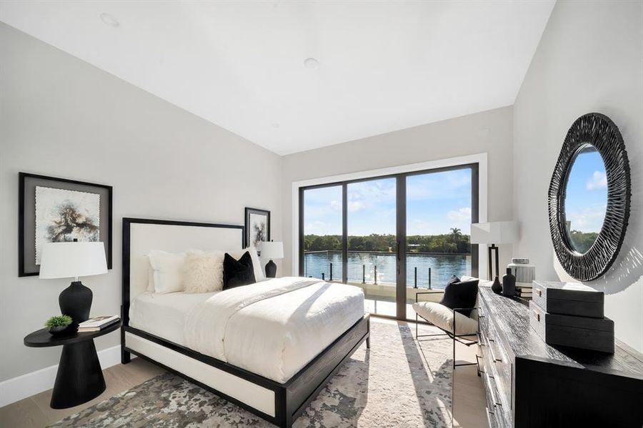 Furnished interior view inside a new home in , Fort Lauderdale (Image 14).