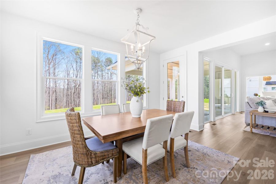 Furnished interior view inside a new home in , Statesville (Image 8). Furnished interior view inside a new home in , Statesville (Image 8).