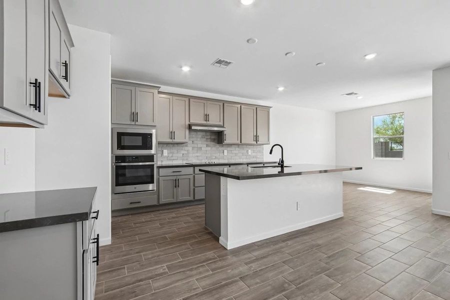 Gourmet kitchen and dining Gourmet kitchen and dining