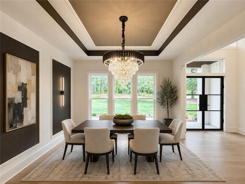 Furnished interior view inside a new home in , Loganville (Image 17). Furnished interior view inside a new home in , Loganville (Image 17).