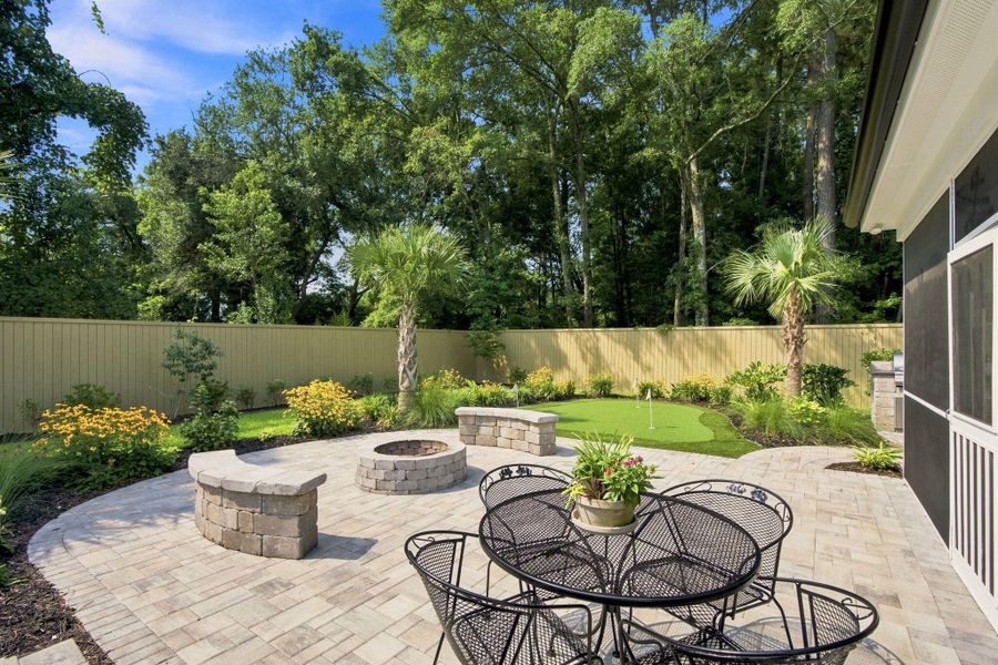 Exterior details and patio area of a home in , Mount Pleasant (Image 39).