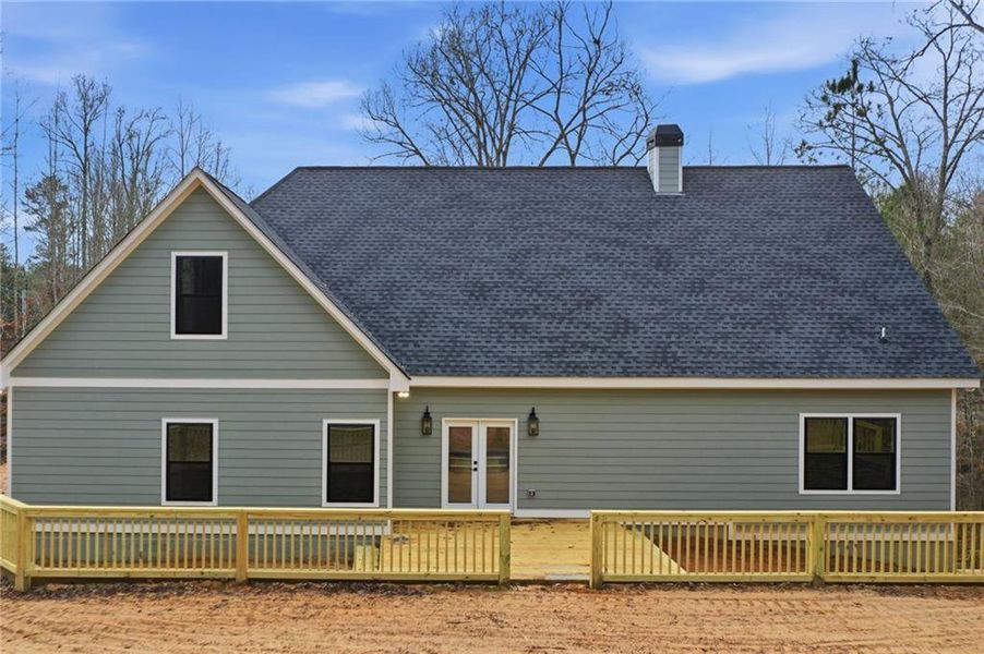 Exterior details and patio area of a home in , Ball Ground (Image 4).
