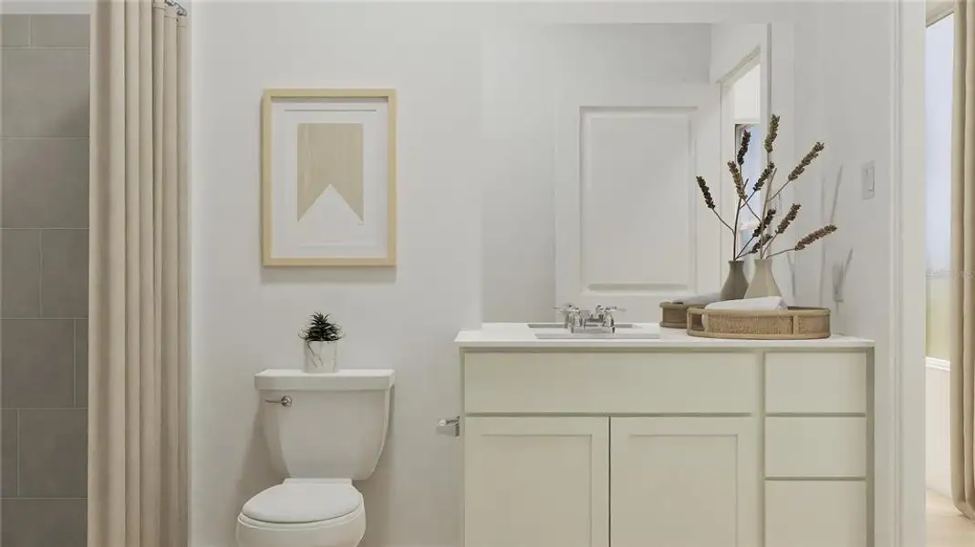 Furnished interior view inside a new home in Ranches at Lake McLeod, Eagle Lake (Image 11).
