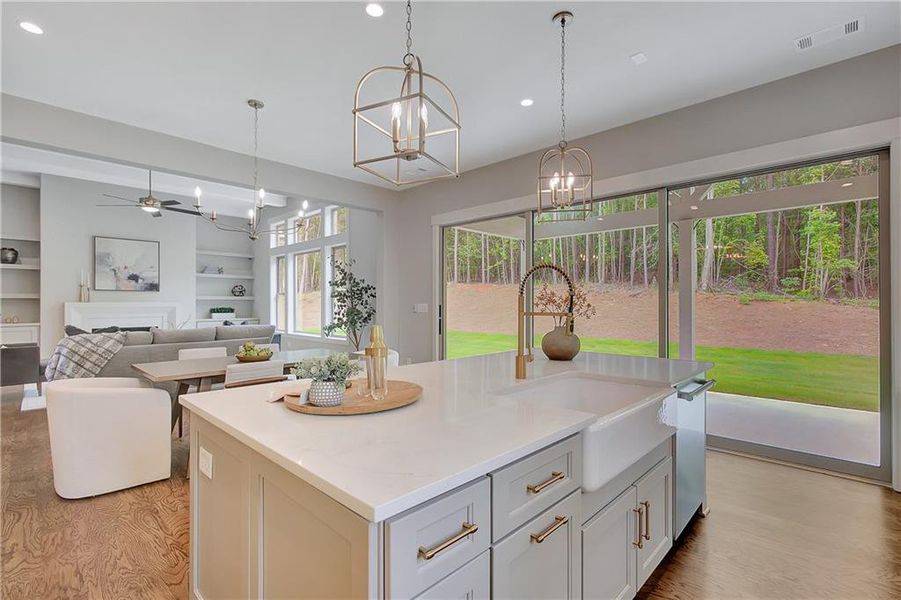 Furnished interior view inside a new home in , Newnan (Image 10). Furnished interior view inside a new home in , Newnan (Image 10).