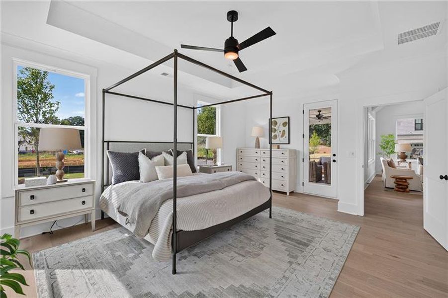 Furnished interior view inside a new home in Livingstone Park, Kennesaw (Image 13).