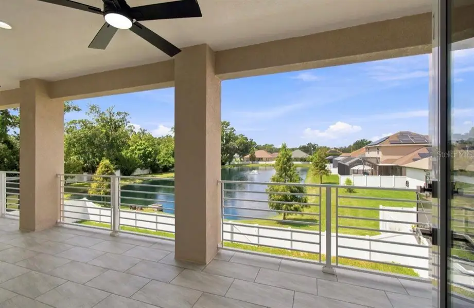 Exterior details and patio area of a home in , Tampa (Image 3).