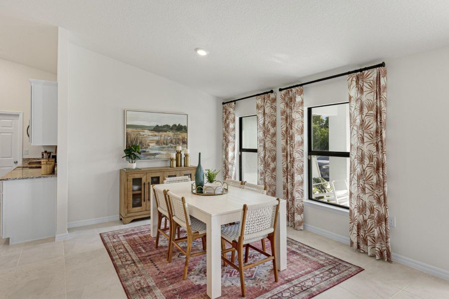 Representative furnished interior of a home built from the St Augustine by Christopher Alan Homes in Palm Bay, Palm Bay (Image 26).