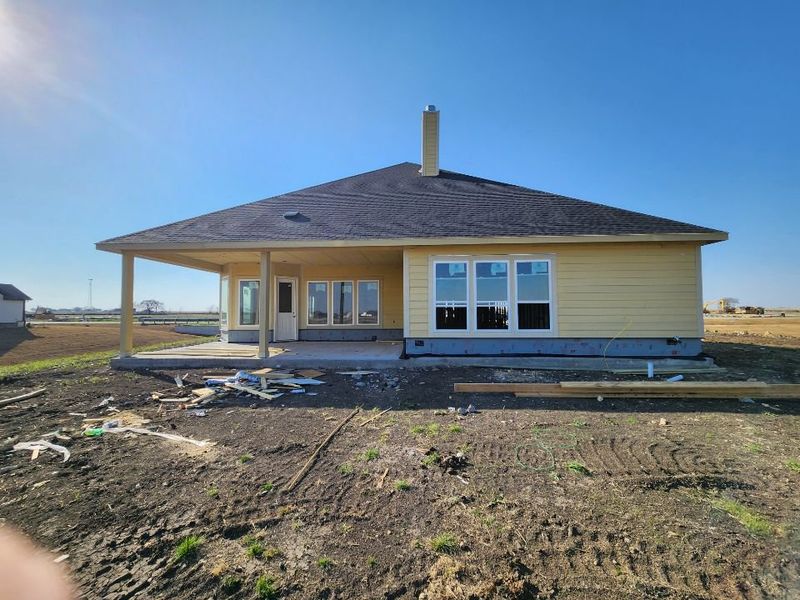 In-progress construction of a new home in Rocky Top, Krum, TX (Image 13).