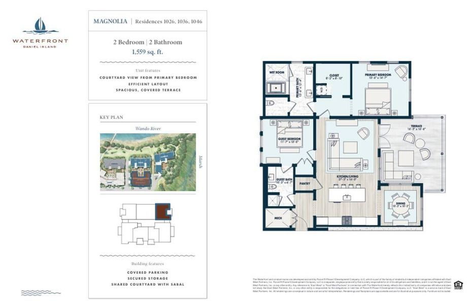 2D floor plan layout of this home in , Charleston, SC (Image 6).