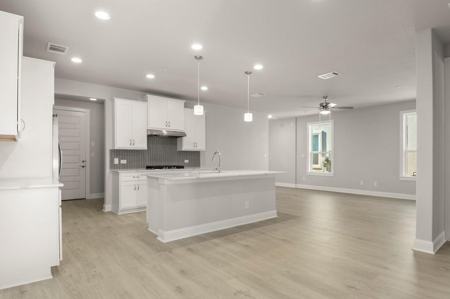 Furnished interior view inside a new home in Clear Creek, Round Rock (Image 15).