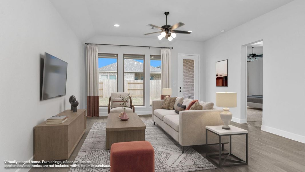 Furnished interior view inside a new home in Elyson, Cypress (Image 7).