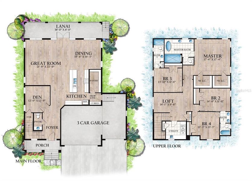 2D floor plan layout of this home in , Tampa, FL (Image 4).