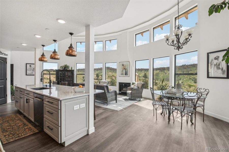 Furnished interior view inside a new home in , Lyons (Image 32).