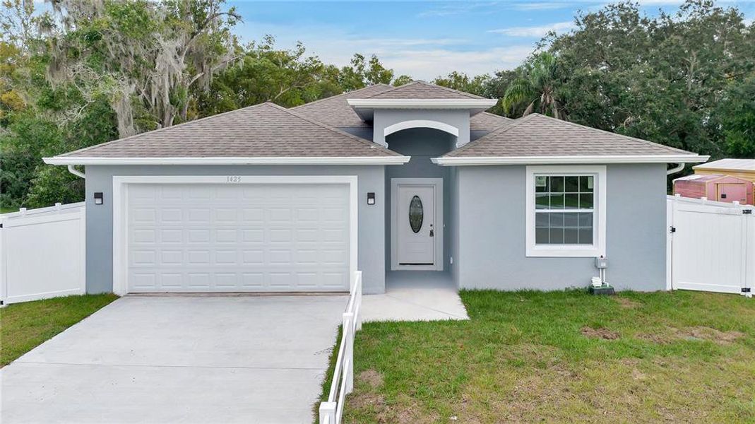 Front exterior of a new home in , St. Cloud, FL, highlighting curb appeal (Image 2). Front exterior of a new home in , St. Cloud, FL, highlighting curb appeal (Image 2).
