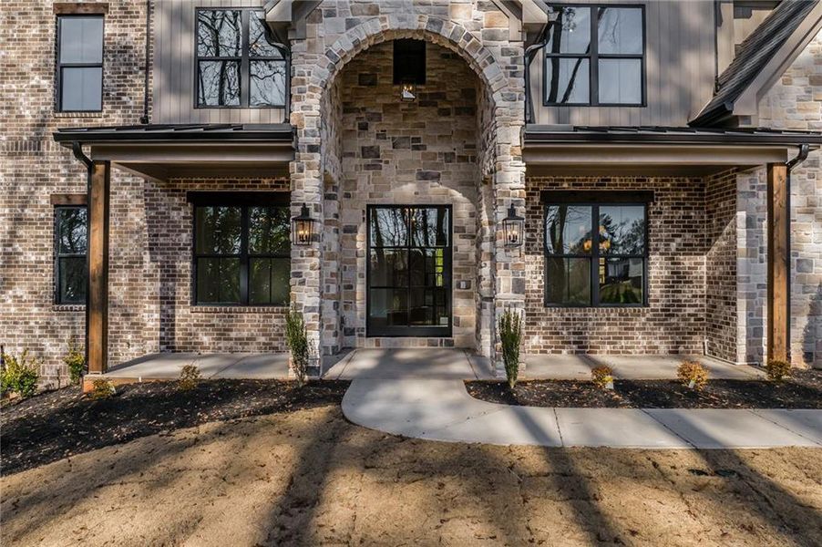 Exterior details and patio area of a home in , Buford (Image 4).
