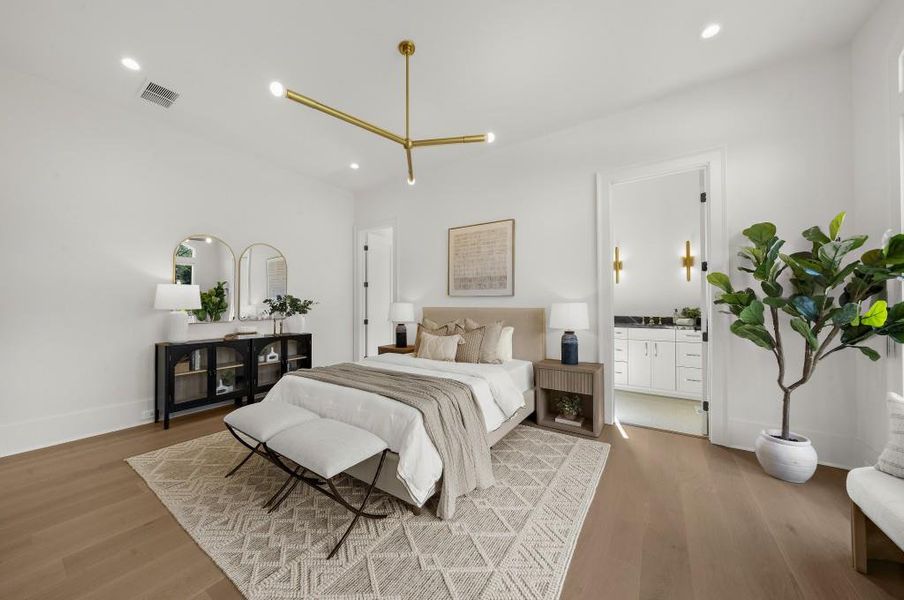 Furnished interior view inside a new home in , Alpharetta (Image 53).