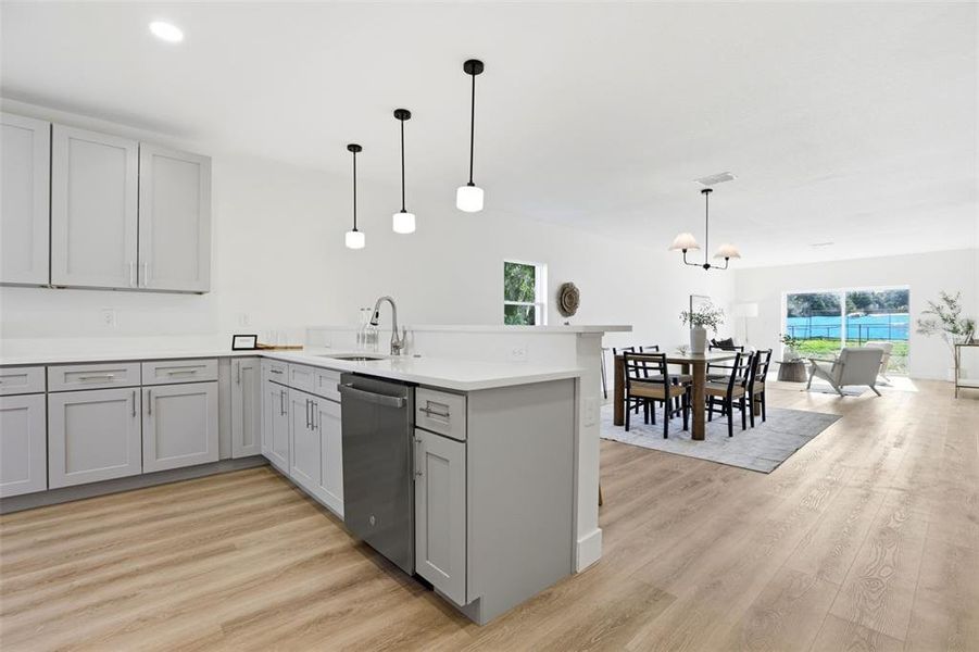 Furnished interior view inside a new home in , Leesburg (Image 11).