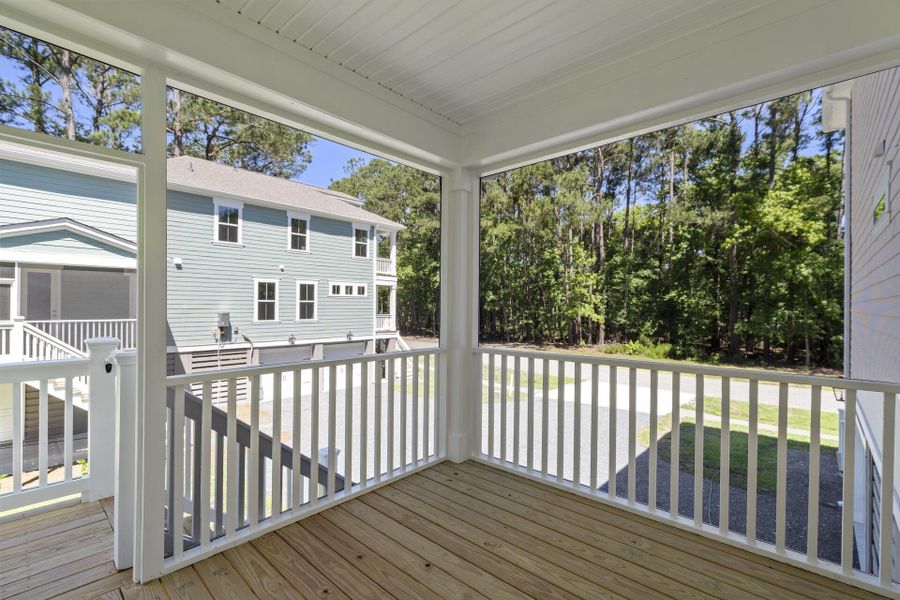 Exterior details and patio area of a home in Waterloo Estates, Johns Island (Image 21).