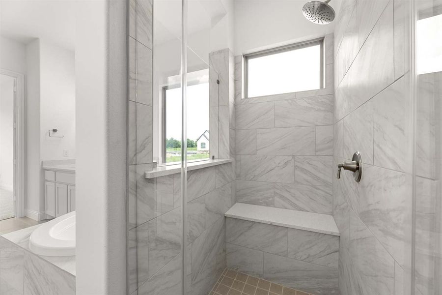 Representative furnished interior of a home built from the Fawncrest II by Pacesetter Homes in Nelson Lake, Rockwall (Image 10).