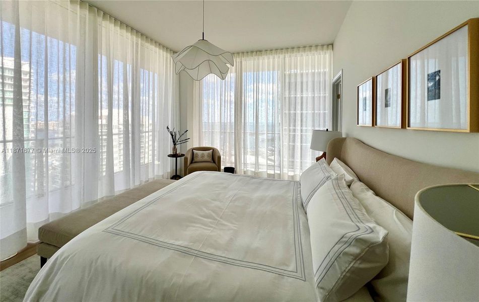Furnished interior view inside a new home in Mr. C Residences, Miami (Image 5).