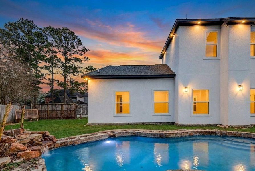 Exterior details and patio area of a home in , Spring (Image 4).