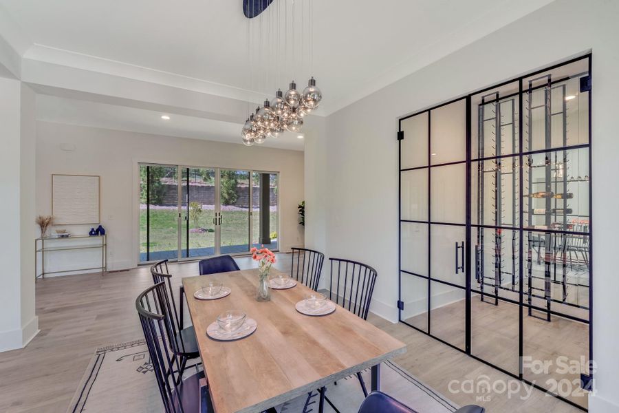 Furnished interior view inside a new home in , Charlotte (Image 27).