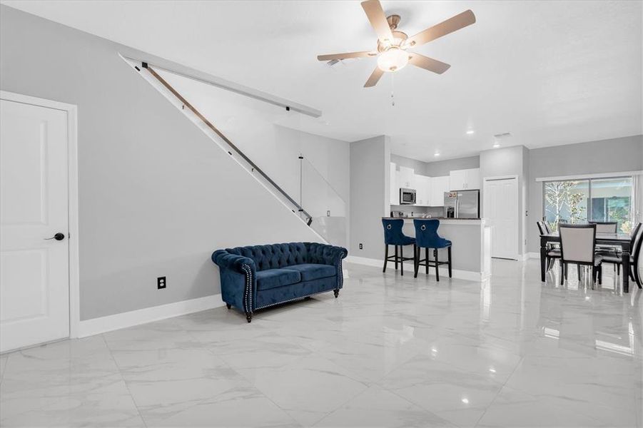 Furnished interior view inside a new home in , New Port Richey (Image 11).