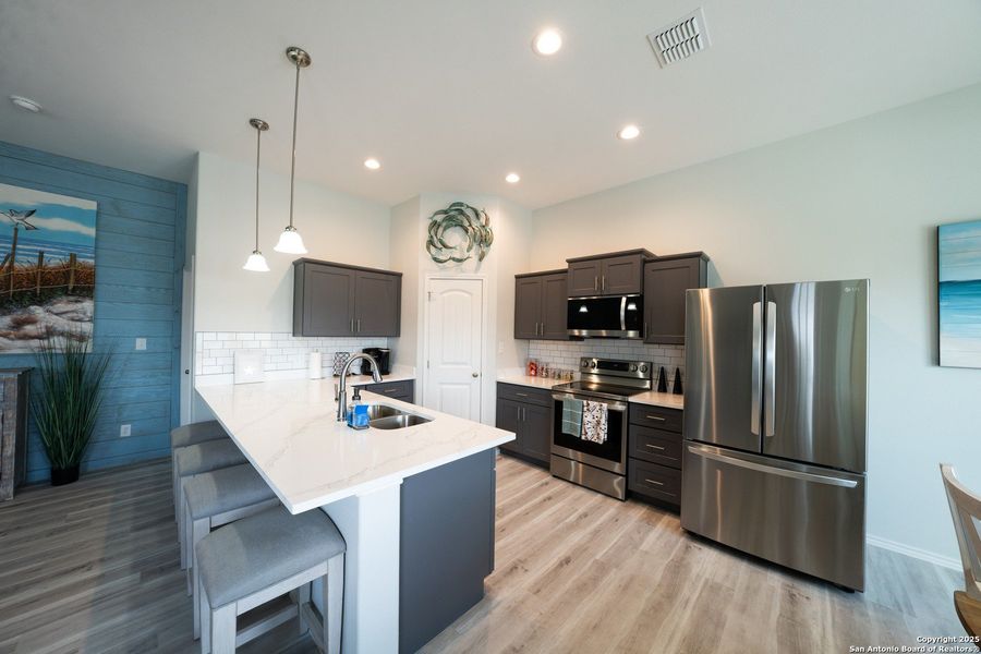 Furnished interior view inside a new home in , Rockport (Image 8).
