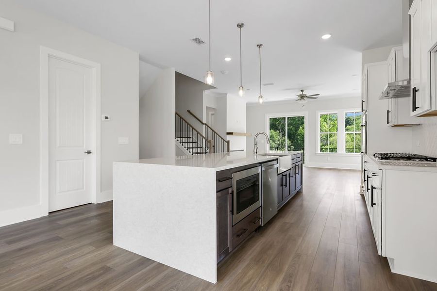 Furnished interior view inside a new home in Echo Park, Suwanee (Image 11).