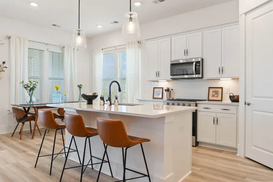 Furnished interior view inside a new home in Summerwind Crossing at Lakes of Cane Bay, Summerville (Image 15).