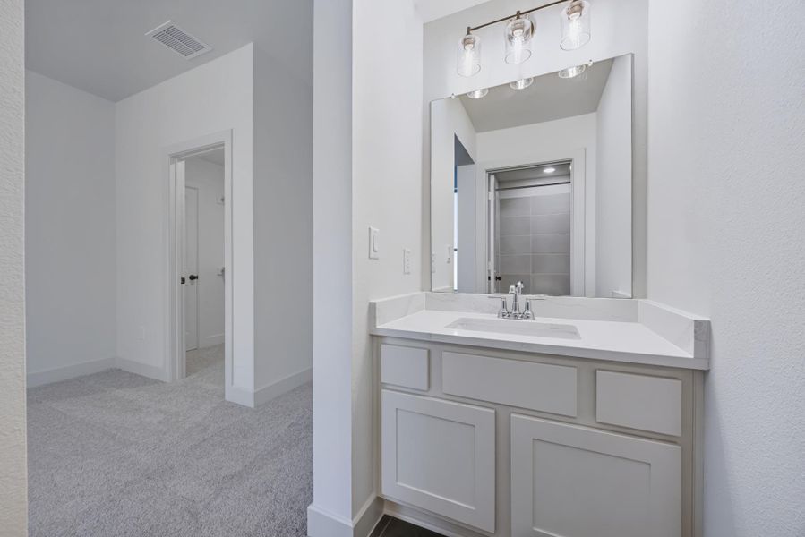Furnished interior view inside a new home in Provence, Austin (Image 11).