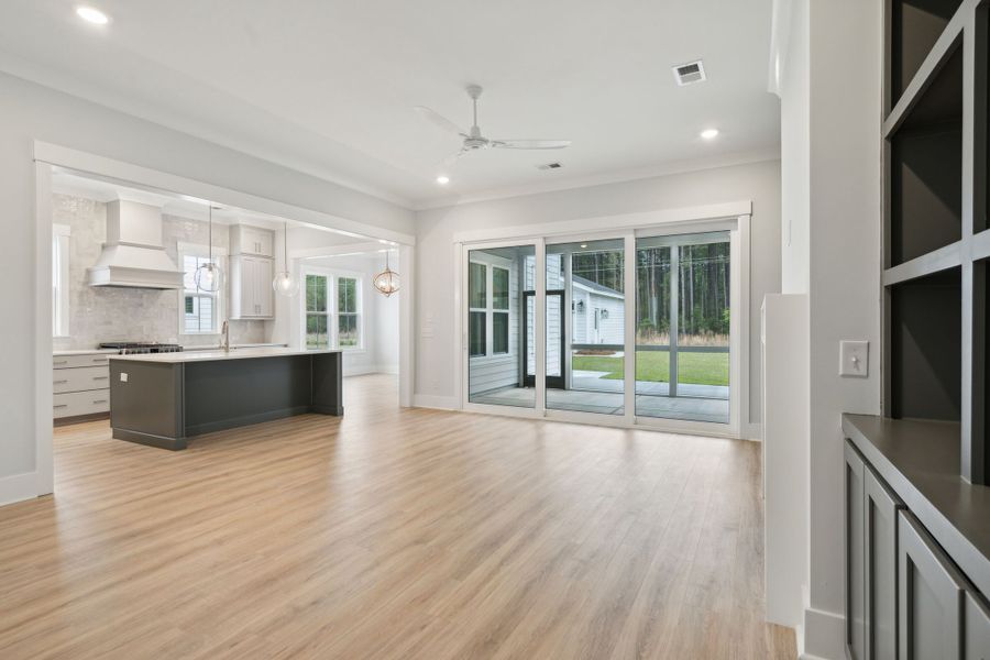 Representative unfurnished interior of a home built from the Drayton by Homes by Dickerson in Nexton, Summerville (Image 13). Representative unfurnished interior of a home built from the Drayton by Homes by Dickerson in Nexton, Summerville (Image 13).