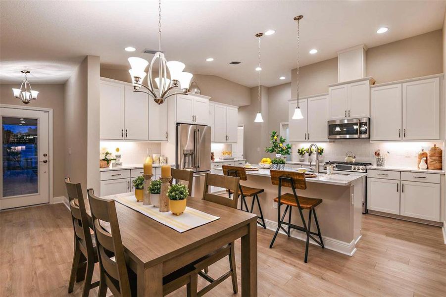 Furnished interior view inside a new home in Crosswind Point, Parrish (Image 15).