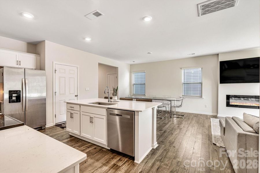 Furnished interior view inside a new home in , Hickory (Image 14).