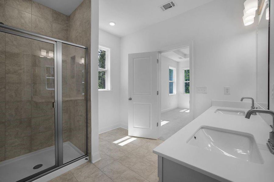 Furnished interior view inside a new home in Bailey Fence, Dacula (Image 6).