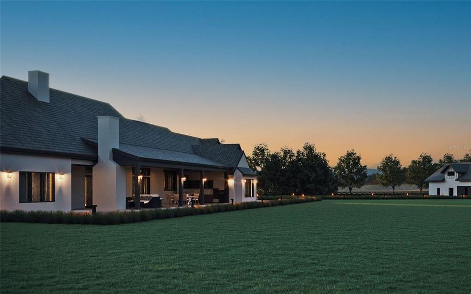 Exterior details and patio area of a home in , Myakka City (Image 3).