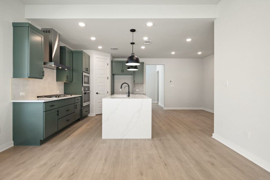 Furnished interior view inside a new home in Heritage, Dripping Springs (Image 9).